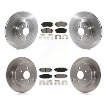 Front Rear Disc Brake Rotors And Semi-Metallic Pads Kit For Subaru Forester XV Crosstrek K8S-102795