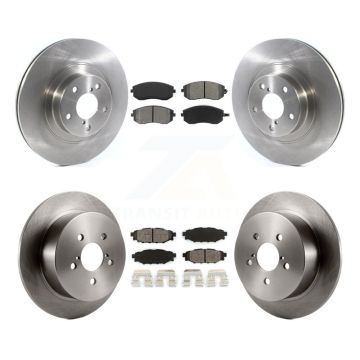 Front Rear Disc Brake Rotors And Semi-Metallic Pads Kit For Subaru Outback Legacy K8S-102797