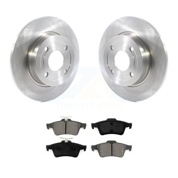 Rear Disc Brake Rotors And Semi-Metallic Pads Kit For 2018-2021 Ford EcoSport FWD K8S-102820