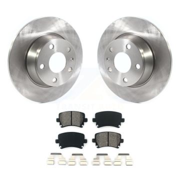 Rear Brake Rotor Semi-Metallic Pad Kit For Audi TT Quattro With 286mm Diameter K8S-102822