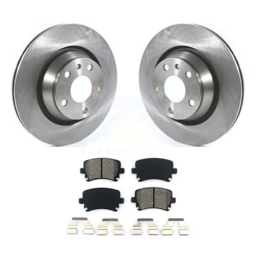 Rear Disc Brake Rotors And Semi-Metallic Pads Kit For Audi TT Quattro TTS RS K8S-102824