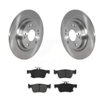 Rear Disc Brake Rotors And Semi-Metallic Pads Kit For Honda Civic K8S-102827