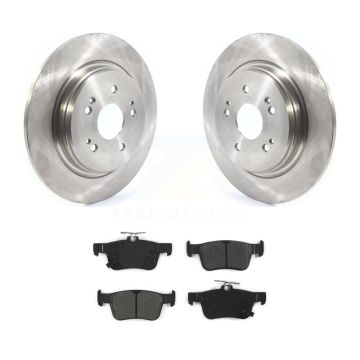 Rear Disc Brake Rotors And Semi-Metallic Pads Kit For 2019-2021 Acura RDX K8S-102828