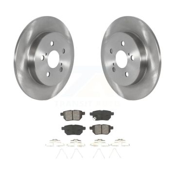 Rear Brake Rotors Semi-Metallic Pad Kit For Toyota Corolla 2.0L With Manual Parking K8S-102829