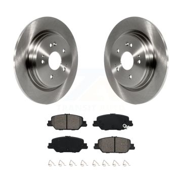 Rear Disc Brake Rotors And Semi-Metallic Pads Kit For 2017-2024 Honda CR-V K8S-102830