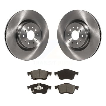 Front Disc Brake Rotors And Semi-Metallic Pads Kit For 2015-2021 Ram ProMaster City K8S-102860