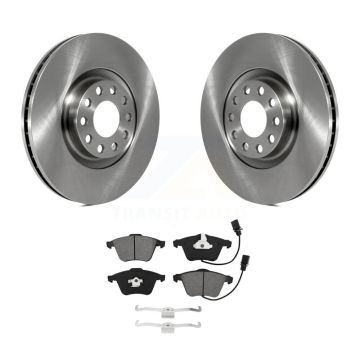 Front Disc Brake Rotors And Semi-Metallic Pads Kit For Audi A4 Quattro K8S-102861