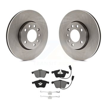 Front Brake Rotors Semi-Metallic Pad Kit For 10 Saab 9-3X With 285mm Diameter Rotor K8S-102863