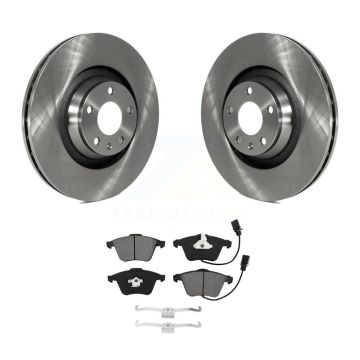 Front Disc Brake Rotors And Semi-Metallic Pads Kit For Audi A6 Quattro K8S-102870
