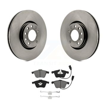 Front Brake Rotor And Semi-Metallic Pad Kit For Saab 9-3X With 314mm Diameter K8S-102873
