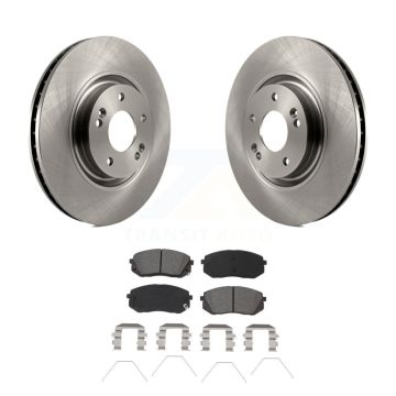 Front Disc Brake Rotors And Semi-Metallic Pads Kit For Hyundai Sonata Kia Optima K8S-102878