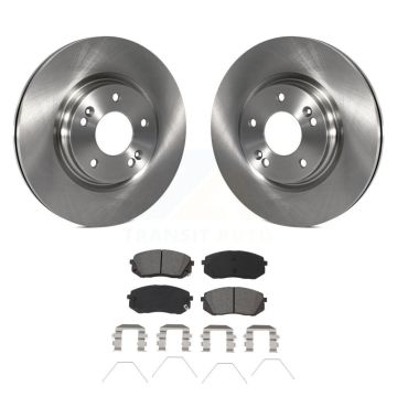 Front Disc Brake Rotor Semi-Metallic Pad Kit For Hyundai Kona Kia Seltos Forte Elantra GT K8S-102885