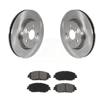 Front Brake Rotors & Semi-Metallic Pad Kit For Toyota RAV4 Camry Corolla Cross Lexus C-HR K8S-102888