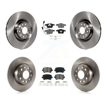 Front Rear Disc Brake Rotors And Semi-Metallic Pads Kit For Volkswagen Passat K8S-102914
