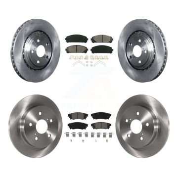 Front Rear Disc Brake Rotors And Semi-Metallic Pads Kit For Lexus NX300 NX200t NX300h K8S-102922