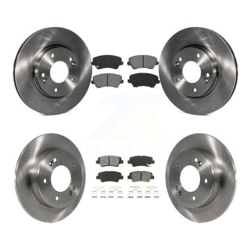 Front Rear Brake Rotor Semi-Metallic Pad Kit For Kia Forte Hyundai Elantra GT Forte5 Koup K8S-102923