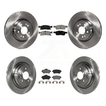 Front Rear Brake Rotor Semi-Metallic Pad Kit For Mercedes-Benz ML350 GLE350 ML250 GLE300d K8S-102934