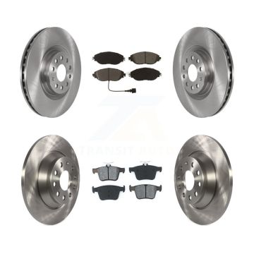 Front Rear Disc Brake Rotors And Semi-Metallic Pads Kit For Volkswagen Tiguan Jetta K8S-102944