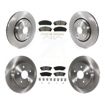 Front Rear Disc Brake Rotors And Semi-Metallic Pads Kit For Toyota Camry Avalon TRD K8S-102951