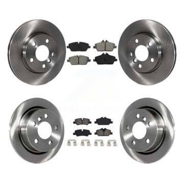 Front Rear Disc Brake Rotors And Semi-Metallic Pads Kit For Mini Cooper K8S-102953