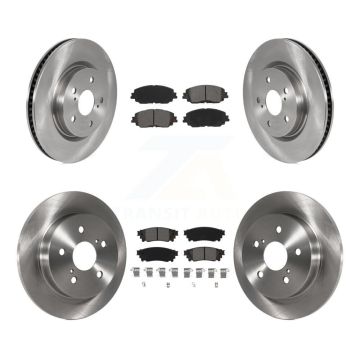 Front Rear Brake Rotors & Semi-Metallic Pad Kit For Toyota RAV4 Camry Corolla Cross Lexus K8S-102955