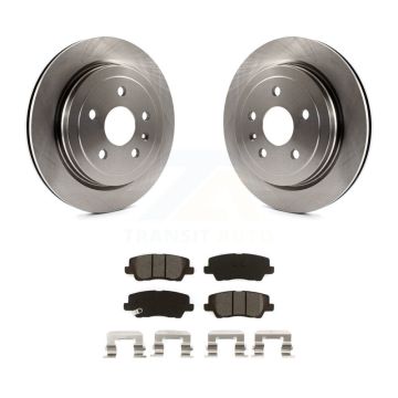 Rear Disc Brake Rotors And Semi-Metallic Pads Kit For Cadillac CTS K8S-102959