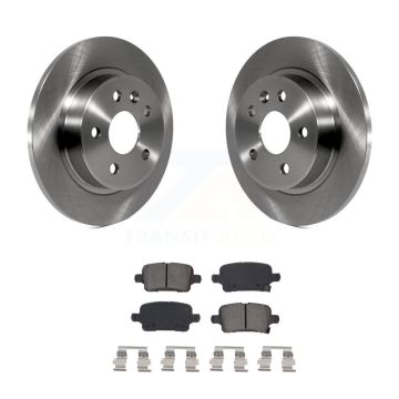 Rear Brake Rotor Semi-Metallic Pad Kit For Chevrolet Cruze With 268mm Diameter K8S-102960