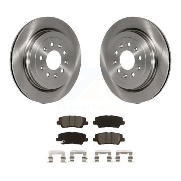 Rear Disc Brake Rotors And Semi-Metallic Pads Kit For Cadillac ATS K8S-102962