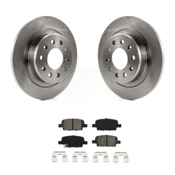 Rear Brake Rotor And Semi-Metallic Pad Kit For Chevrolet Malibu With Manual Parking K8S-102964