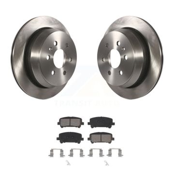 Rear Disc Brake Rotor & Semi-Metallic Pad Kit For 2015-2020 Chevrolet Colorado GMC Canyon K8S-102965