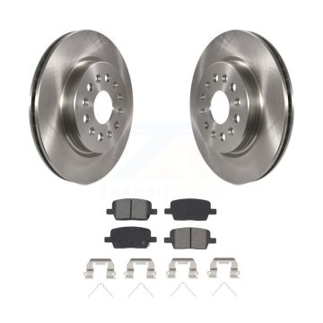 Rear Brake Rotor Semi-Metallic Pad Kit For Chevrolet Cadillac XT5 Traverse GMC Acadia XT6 K8S-102966