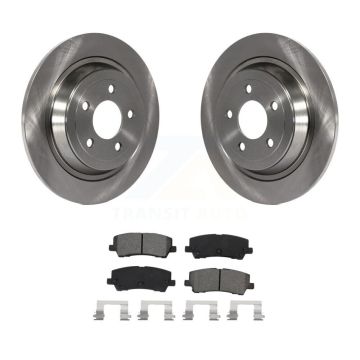 Rear Disc Brake Rotors And Semi-Metallic Pads Kit For Ford Mustang K8S-102969