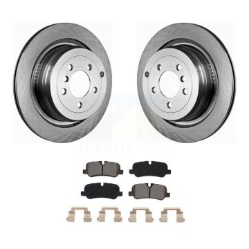 Rear Disc Brake Rotors And Semi-Metallic Pads Kit For Land Rover Range K8S-102973