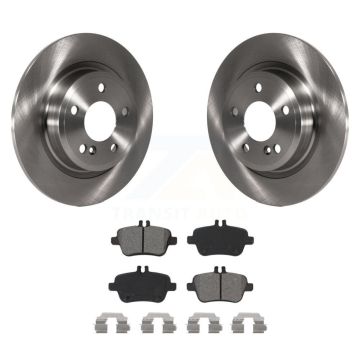 Rear Brake Rotor Semi-Metallic Pad Kit For Mercedes-Benz GLA250 CLA250 B250 INFINITI QX30 K8S-102979