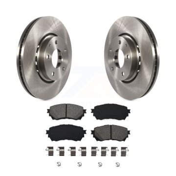Front Disc Brake Rotors & Semi-Metallic Pad Kit For 2019-2021 Mazda 6 Naturally Aspirated K8S-103133