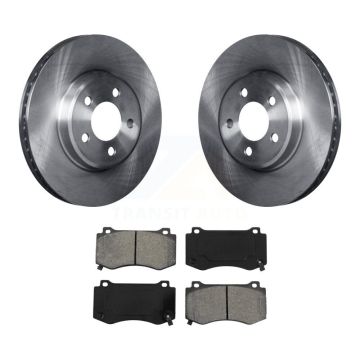 Front Disc Brake Rotor Semi-Metallic Pad Kit For 2019 Dodge Charger GT With Brembo Brakes K8S-103135