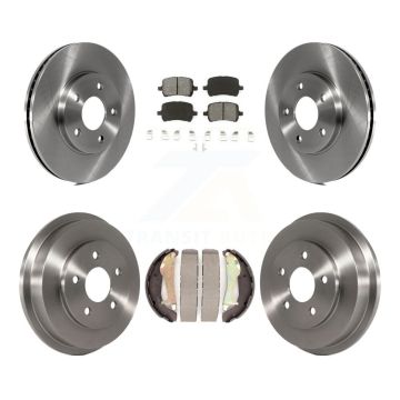 Front Rear Disc Brake Rotors Semi-Metallic Pads And Drum Kit For Chevrolet HHR K8S-103371