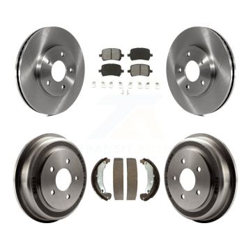 Front Rear Disc Brake Rotors Semi-Metallic Pads And Drum Kit For Chevrolet HHR K8S-103372
