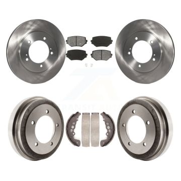 Front Rear Disc Brake Rotors Semi-Metallic Pads And Drum Kit For Suzuki Grand Vitara K8S-103384