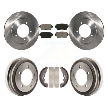 Front Rear Disc Brake Rotors Semi-Metallic Pads And Drum Kit For Suzuki Grand Vitara K8S-103385