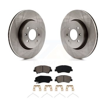 Front Disc Brake Rotors And Semi-Metallic Pads Kit For Kia Rio Hyundai Accent K8S-103504