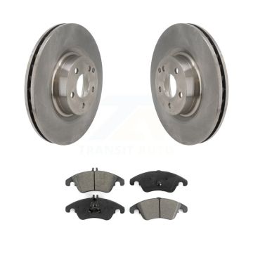 Front Disc Brake Rotors And Semi-Metallic Pads Kit For Mercedes-Benz E400 E550 C250 K8S-103512