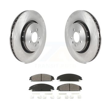 Front Brake Rotor Semi-Metallic Pad Kit For Dodge Charger With 370mm Diameter K8S-103521