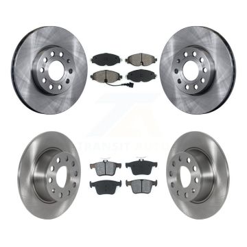 Front Rear Disc Brake Rotors And Semi-Metallic Pads Kit For Volkswagen Jetta Taos K8S-103529