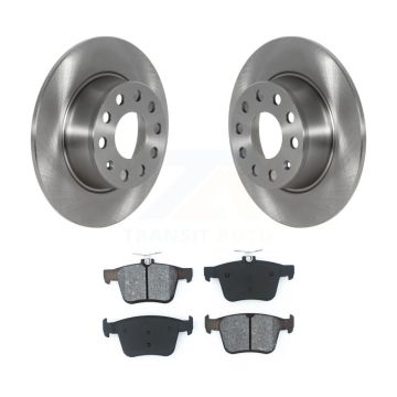 Rear Disc Brake Rotors And Semi-Metallic Pads Kit For Volkswagen Jetta Taos K8S-103572