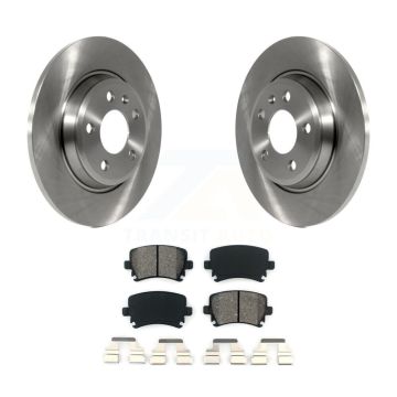 Rear Brake Rotor Semi-Metallic Pad Kit For Audi A4 Quattro With 300mm Diameter K8S-103575