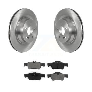 Rear Disc Brake Rotors And Semi-Metallic Pads Kit For Mercedes-Benz E550 CLS550 K8S-103580