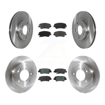 Front Rear Disc Brake Rotors And Semi-Metallic Pads Kit For Kia Niro Hyundai Ioniq K8S-103601
