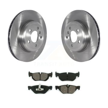 Rear Brake Rotor Semi-Metallic Pad Kit For BMW 328i xDrive With 345mm Diameter K8S-103606