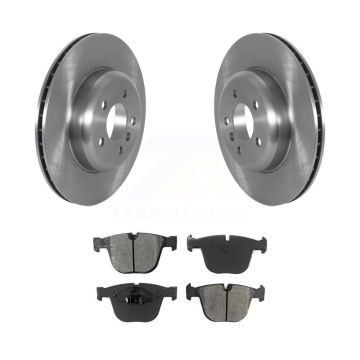 Rear Brake Rotor & Semi-Metallic Pad Kit For BMW 535i GT xDrive 740Li 740i ActiveHybrid 7 K8S-103609